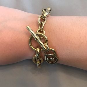 Michael Kors gold chain bracelet